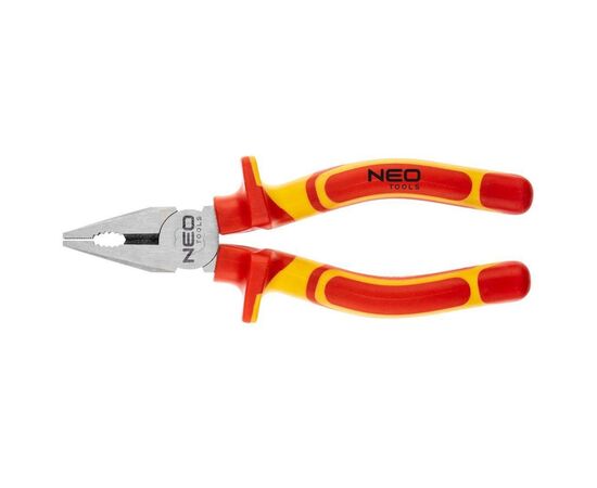 Плоскогубцы Neo Tools 180 мм, 1000 В, CrV, полированные (01-221)
