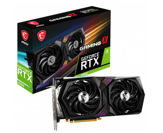 Видеокарта MSI GeForce RTX3060 12Gb GAMING X (RTX 3060 GAMING X 12G)