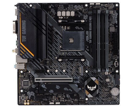 Материнская плата ASUS TUF GAMING B550M-E WI-FI (TUF GAMING B550M-E WIFI), изображение 2 Материнская плата ASUS TUF GAMING B550M-E WI-FI (TUF GAMING B550M-E WIFI), изображение 2
