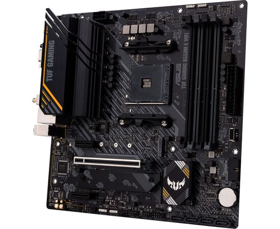 Материнская плата ASUS TUF GAMING B550M-E WI-FI (TUF GAMING B550M-E WIFI), изображение 4 Материнская плата ASUS TUF GAMING B550M-E WI-FI (TUF GAMING B550M-E WIFI), изображение 4