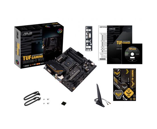 Материнская плата ASUS TUF GAMING B550M-E WI-FI (TUF GAMING B550M-E WIFI), изображение 7 Материнская плата ASUS TUF GAMING B550M-E WI-FI (TUF GAMING B550M-E WIFI), изображение 7