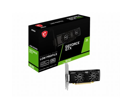 Відеокарта MSI GeForce GTX1630 4096Mb LP OC (GTX 1630 4GT LP OC)