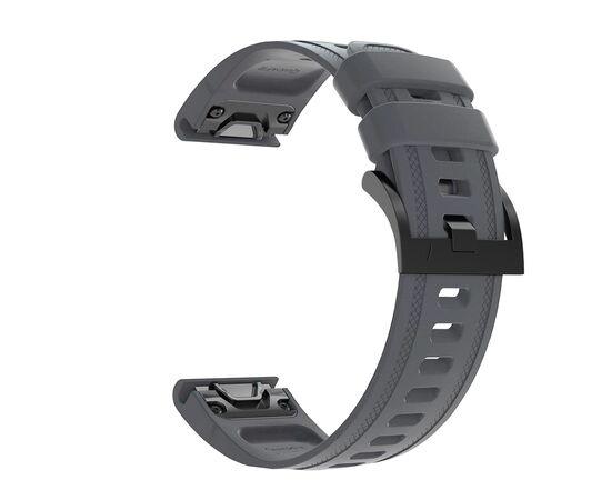 Ремешок для смарт-часов Armorstandart Silicone 20mm для Garmin Fenix 5s/6s Grey (ARM60812), изображение 3 Ремешок для смарт-часов Armorstandart Silicone 20mm для Garmin Fenix 5s/6s Grey (ARM60812), изображение 3