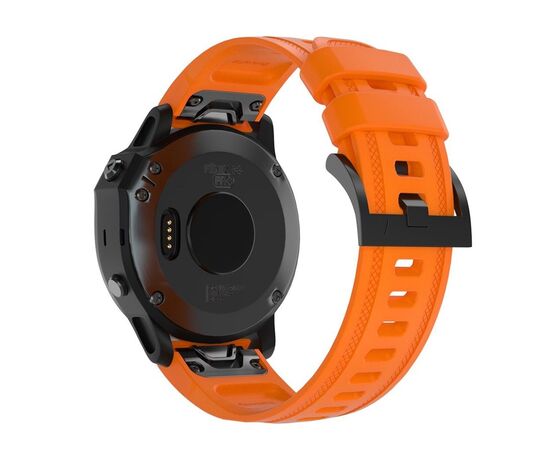 Ремешок для смарт-часов Armorstandart Silicone 20mm для Garmin Fenix 5s/6s Orange (ARM60801), изображение 2 Ремешок для смарт-часов Armorstandart Silicone 20mm для Garmin Fenix 5s/6s Orange (ARM60801), изображение 2