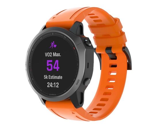 Ремінець до смарт-годинника Armorstandart Silicone 20mm для Garmin Fenix 5s/6s Orange (ARM60801)
