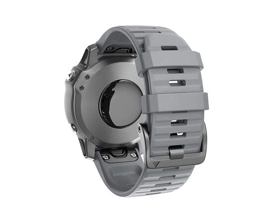 Ремешок для смарт-часов Armorstandart Silicone 22mm для Garmin Fenix 5/6 Grey (ARM60797), изображение 2 Ремешок для смарт-часов Armorstandart Silicone 22mm для Garmin Fenix 5/6 Grey (ARM60797), изображение 2