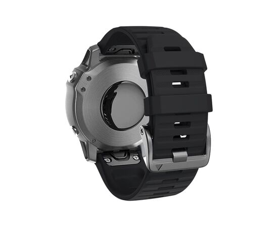 Ремешок для смарт-часов Armorstandart Silicone 26mm для Garmin Fenix 5x/6x Black (ARM60803), изображение 2 Ремешок для смарт-часов Armorstandart Silicone 26mm для Garmin Fenix 5x/6x Black (ARM60803), изображение 2