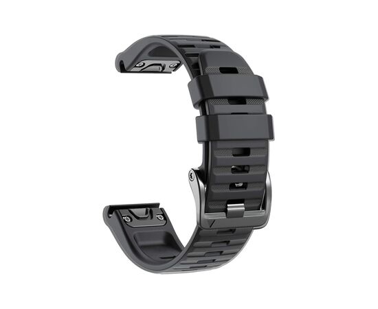 Ремешок для смарт-часов Armorstandart Silicone 26mm для Garmin Fenix 5x/6x Black (ARM60803), изображение 3 Ремешок для смарт-часов Armorstandart Silicone 26mm для Garmin Fenix 5x/6x Black (ARM60803), изображение 3