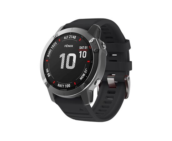 Ремінець до смарт-годинника Armorstandart Silicone 26mm для Garmin Fenix 5x/6x Black (ARM60803)