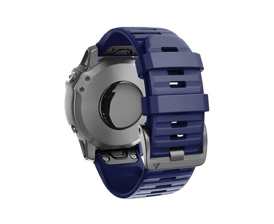 Ремешок для смарт-часов Armorstandart Silicone 26mm для Garmin Fenix 5x/6x Dark Blue (ARM60804), изображение 2 Ремешок для смарт-часов Armorstandart Silicone 26mm для Garmin Fenix 5x/6x Dark Blue (ARM60804), изображение 2