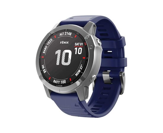 Ремінець до смарт-годинника Armorstandart Silicone 26mm для Garmin Fenix 5x/6x Dark Blue (ARM60804)