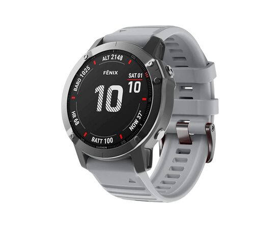 Ремінець до смарт-годинника Armorstandart Silicone 26mm для Garmin Fenix 5x/6x Grey (ARM60805)