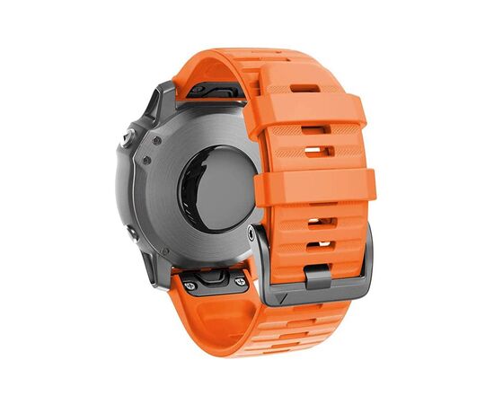 Ремешок для смарт-часов Armorstandart Silicone 26mm для Garmin Fenix 5x/6x Orange (ARM60802), изображение 2 Ремешок для смарт-часов Armorstandart Silicone 26mm для Garmin Fenix 5x/6x Orange (ARM60802), изображение 2