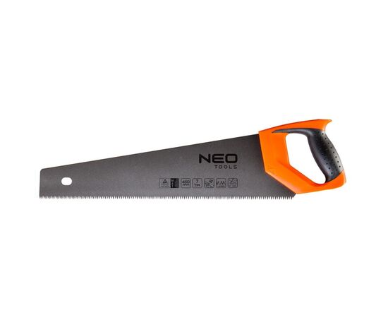 Ножівка Neo Tools по дереву, 450 мм, 7TPI, PTFE (41-016)