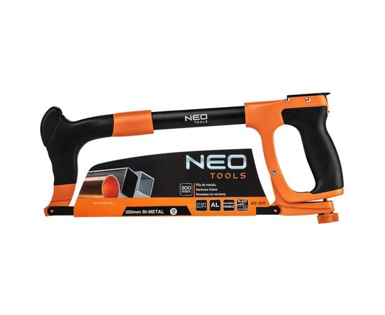 Ножовка Neo Tools по металлу, алюминиевая, 300 мм (43-301), изображение 2 Ножовка Neo Tools по металлу, алюминиевая, 300 мм (43-301), изображение 2