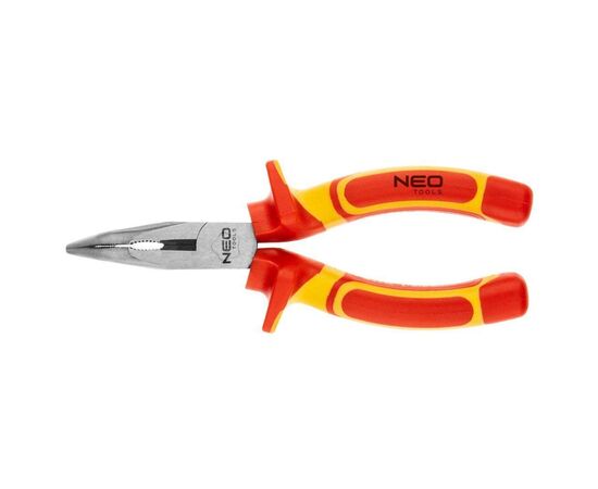 Плоскогубцы Neo Tools изогнутые 160 мм, 1000 В, CrV, полированные (01-227)
