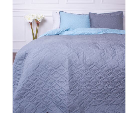 Покривало MirSon набір Elegantly Line №7045 Kyanite 200х220+2 наволочки (2200005378045)