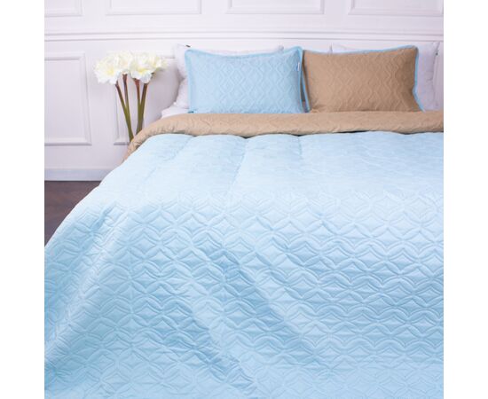 Покривало MirSon набір Elegantly Line №7046 Ocean Waves 220х240+2 наволочки (2200005378014)