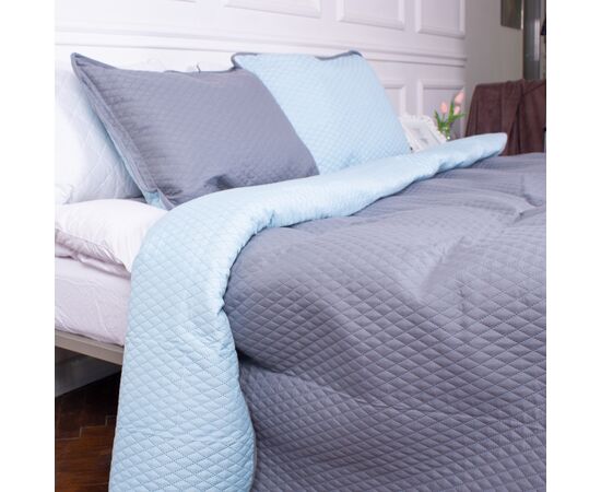 Покрывало MirSon набор Great Line №7039 Indigo 150х210+2 наволочки (2200005377284), изображение 3