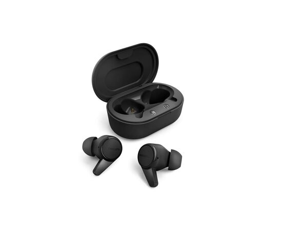 Наушники Philips TAT1207 True Wireless IPX4 Black (TAT1207BK/00), изображение 3 Наушники Philips TAT1207 True Wireless IPX4 Black (TAT1207BK/00), изображение 3