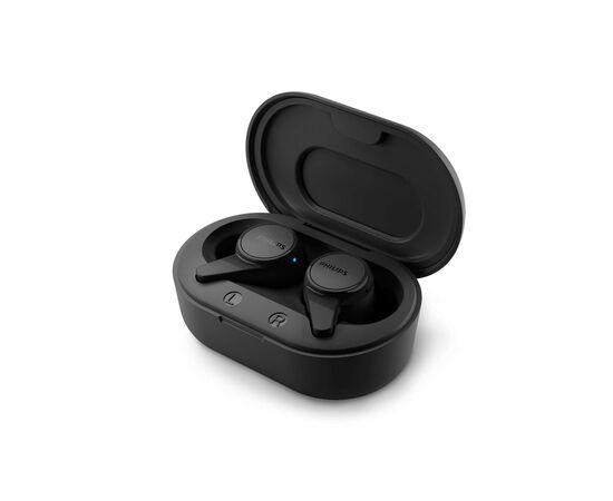 Наушники Philips TAT1207 True Wireless IPX4 Black (TAT1207BK/00), изображение 5 Наушники Philips TAT1207 True Wireless IPX4 Black (TAT1207BK/00), изображение 5