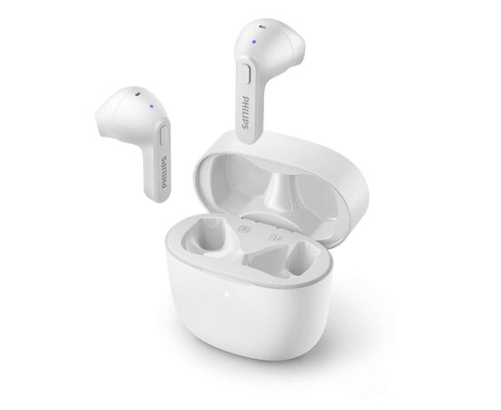 Наушники Philips TAT2236 True Wireless IPX4 White (TAT2236WT/00), изображение 4 Наушники Philips TAT2236 True Wireless IPX4 White (TAT2236WT/00), изображение 4
