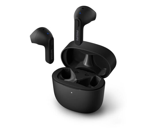 Навушники Philips TAT2236 True Wireless IPX4 Black (TAT2236BK/00), зображення 4 Навушники Philips TAT2236 True Wireless IPX4 Black (TAT2236BK/00), зображення 4