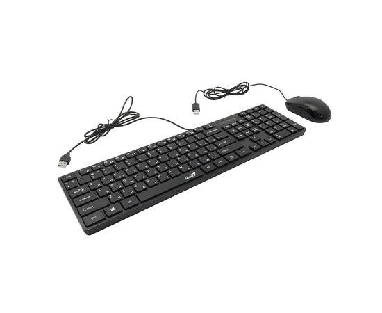 Комплект Genius C-126 SlimStar USB Black Ukr (31330007407), зображення 3 Комплект Genius C-126 SlimStar USB Black Ukr (31330007407), зображення 3