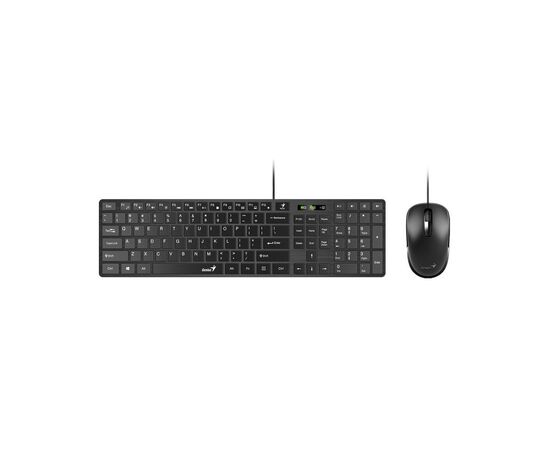 Комплект Genius C-126 SlimStar USB Black Ukr (31330007407)
