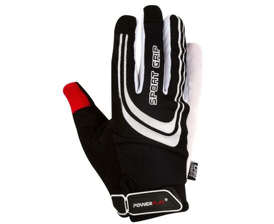 Велорукавиці PowerPlay 6588 Black/White XXL (6588_XXL_Black/White), зображення 3