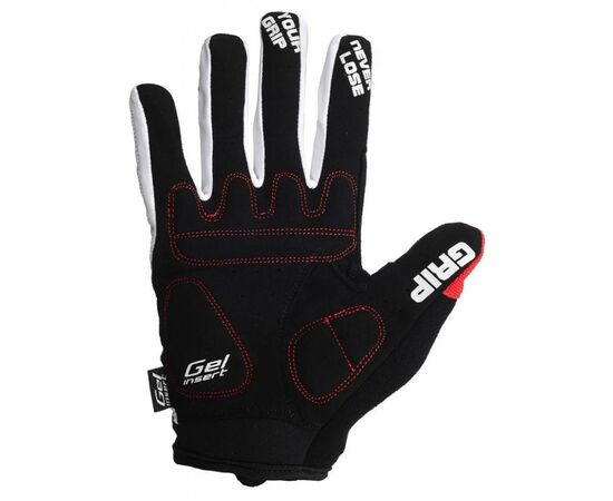Велорукавиці PowerPlay 6588 Black/White XXL (6588_XXL_Black/White), зображення 4