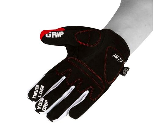 Велорукавиці PowerPlay 6588 Black/White XXL (6588_XXL_Black/White), зображення 5