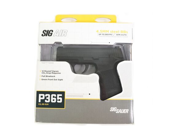 Пневматический пистолет Sig Sauer Air P365 Blowback (AIR-P365-BB), изображение 12 Пневматический пистолет Sig Sauer Air P365 Blowback (AIR-P365-BB), изображение 12