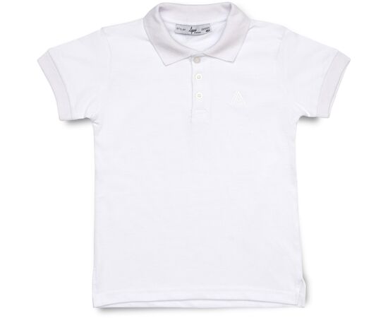 Футболка дитяча A-Yugi поло (4206-122B-white)