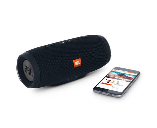 Акустическая система JBL Charge 3 Black (JBLCHARGE3BLKEU), изображение 4 Акустическая система JBL Charge 3 Black (JBLCHARGE3BLKEU), изображение 4
