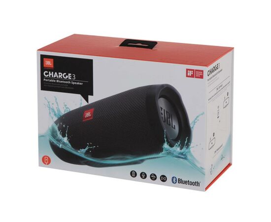 Акустическая система JBL Charge 3 Black (JBLCHARGE3BLKEU), изображение 8 Акустическая система JBL Charge 3 Black (JBLCHARGE3BLKEU), изображение 8