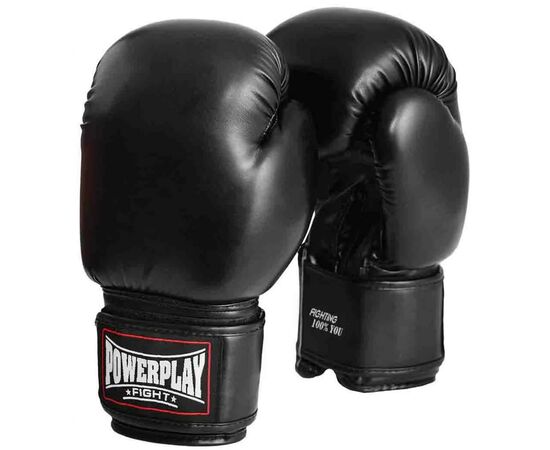 Боксерские перчатки PowerPlay 3004 10oz Black (PP_3004_10oz_Black), изображение 2