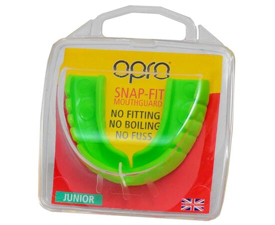 Капа Opro Junior Snap-Fit Neon Green (art_002143003), изображение 3 Капа Opro Junior Snap-Fit Neon Green (art_002143003), изображение 3