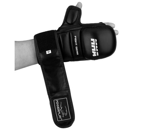Рукавички для MMA PowerPlay 3026 XS Black (PP_3026_XS_Black), зображення 4 Рукавички для MMA PowerPlay 3026 XS Black (PP_3026_XS_Black), зображення 4