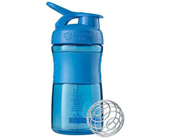 Шейкер спортивный BlenderBottle SportMixer 590ml Cyan ORIGINAL (SM 20oz Cyan)