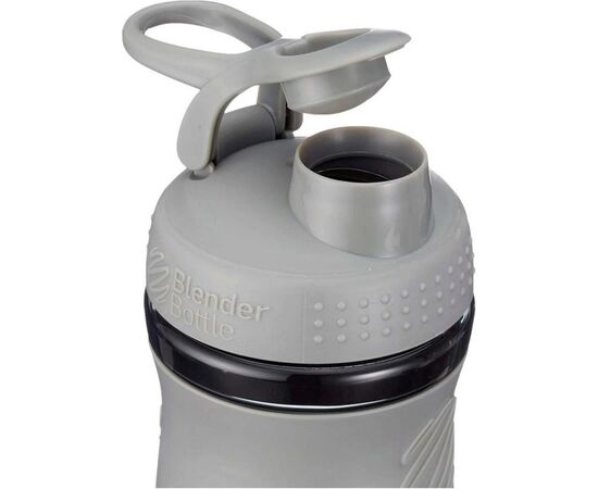 Шейкер спортивний BlenderBottle SportMixer 590ml Grey ORIGINAL (SM 20oz Grey), зображення 3 Шейкер спортивний BlenderBottle SportMixer 590ml Grey ORIGINAL (SM 20oz Grey), зображення 3