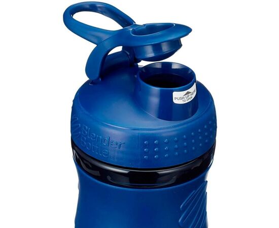 Шейкер спортивный BlenderBottle SportMixer 590ml Navy ORIGINAL (SM 20oz Navy), изображение 3