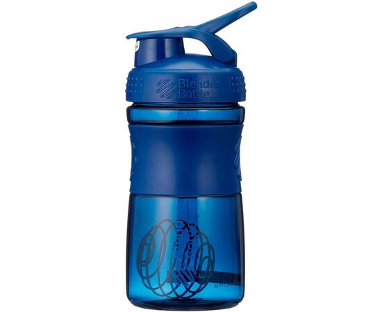 Шейкер спортивный BlenderBottle SportMixer 590ml Navy ORIGINAL (SM 20oz Navy), изображение 4