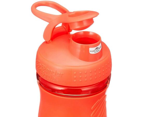 Шейкер спортивний BlenderBottle SportMixer 820ml Coral ORIGINAL (SM 28oz Coral), зображення 3 Шейкер спортивний BlenderBottle SportMixer 820ml Coral ORIGINAL (SM 28oz Coral), зображення 3