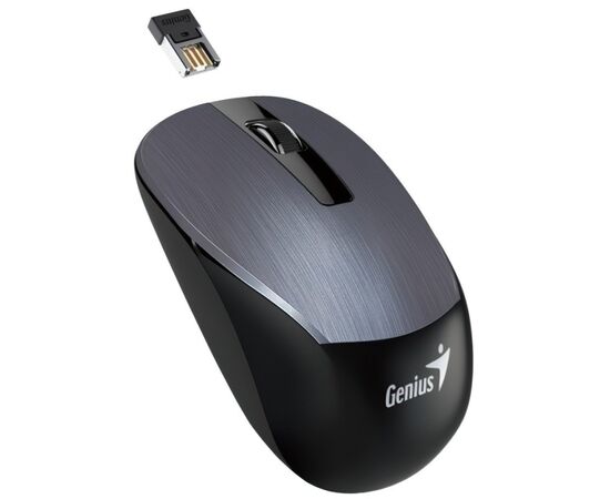 Мышка Genius NX-7015 Wireless Iron Grey (31030019400), изображение 3 Мышка Genius NX-7015 Wireless Iron Grey (31030019400), изображение 3