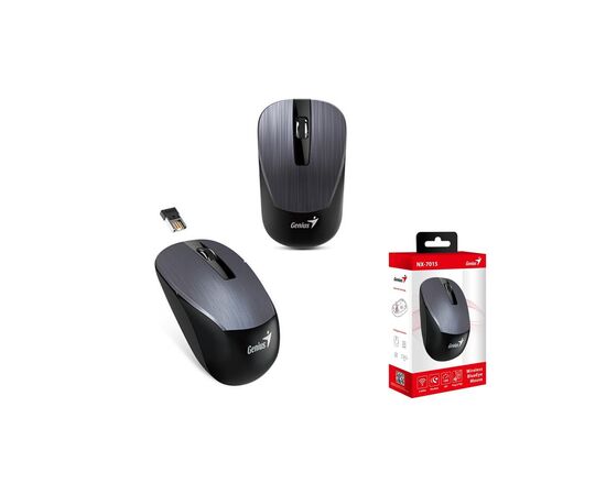 Мышка Genius NX-7015 Wireless Iron Grey (31030019400), изображение 4 Мышка Genius NX-7015 Wireless Iron Grey (31030019400), изображение 4