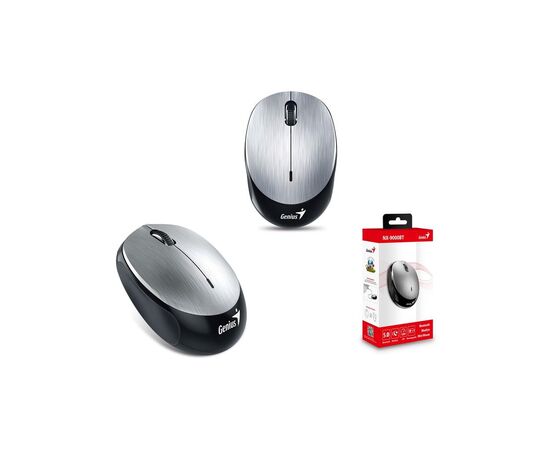 Мышка Genius NX-9000 BT Wireless Silver (31030009408), изображение 2 Мышка Genius NX-9000 BT Wireless Silver (31030009408), изображение 2