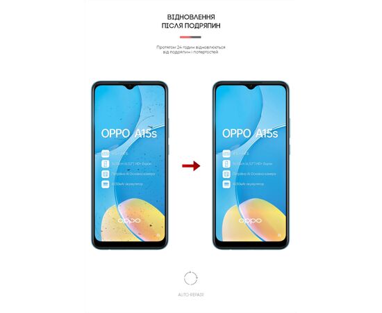 Пленка защитная Armorstandart Anti-Blue OPPO A15s (ARM61203), изображение 3