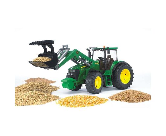 Спецтехника Bruder трактор Джон с погрузчиком 1:16 (03051), изображение 3 Спецтехника Bruder трактор Джон с погрузчиком 1:16 (03051), изображение 3