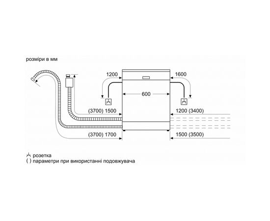 Посудомоечная машина Bosch SMS25AW01K, изображение 6 Посудомоечная машина Bosch SMS25AW01K, изображение 6